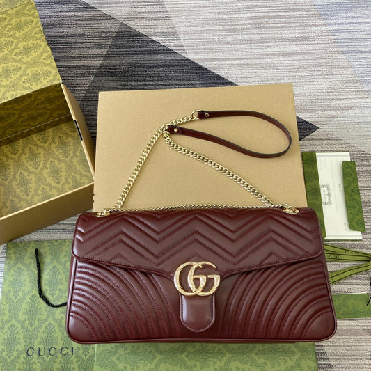 gg marmont series 40cm armpit diagonal shoulder bag 788371