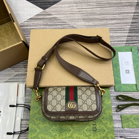 ophidia series brown tote crossbody mini shoulder backpack 795466
