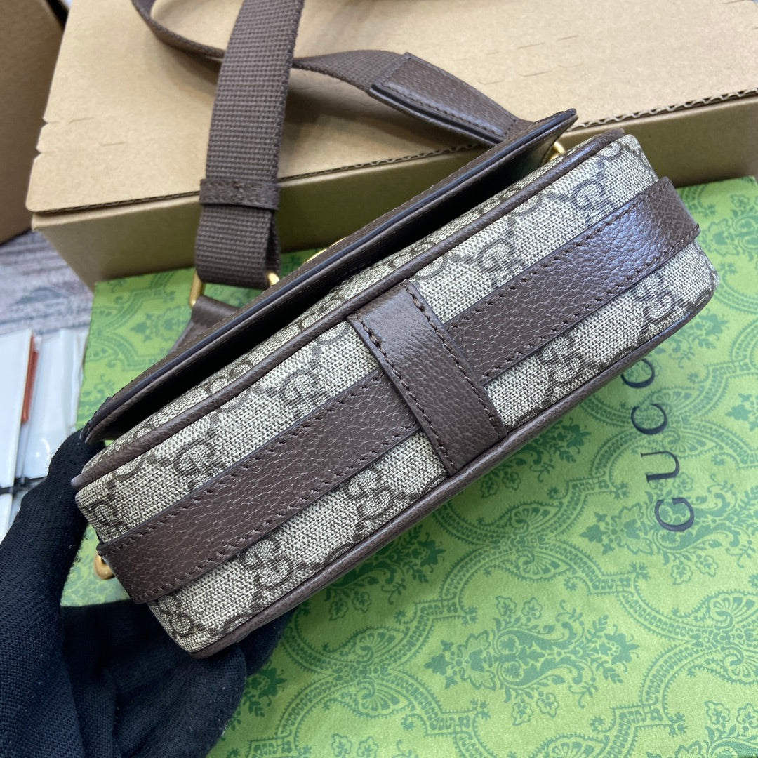 ophidia series brown tote crossbody mini shoulder backpack 795466