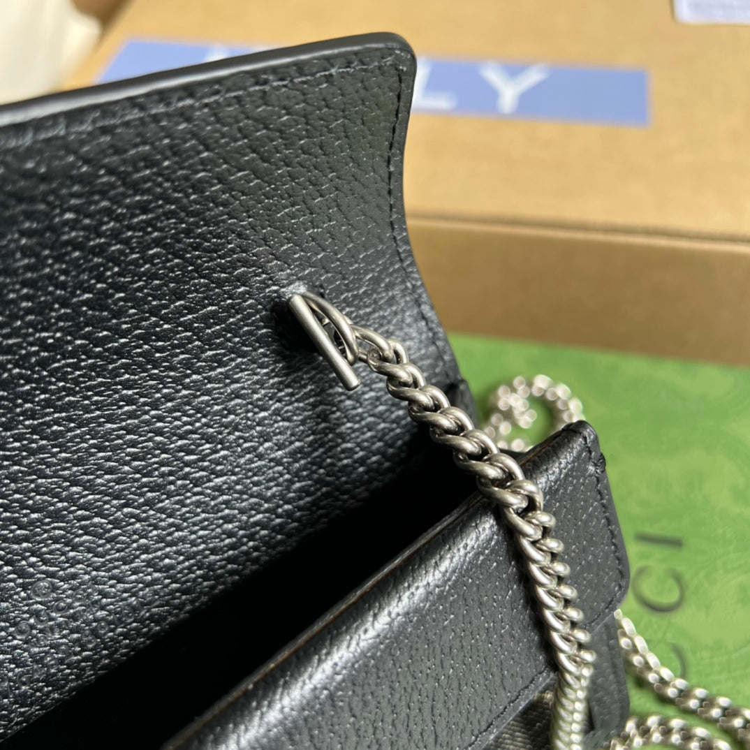 dionysus black shoulder cross bag 476432