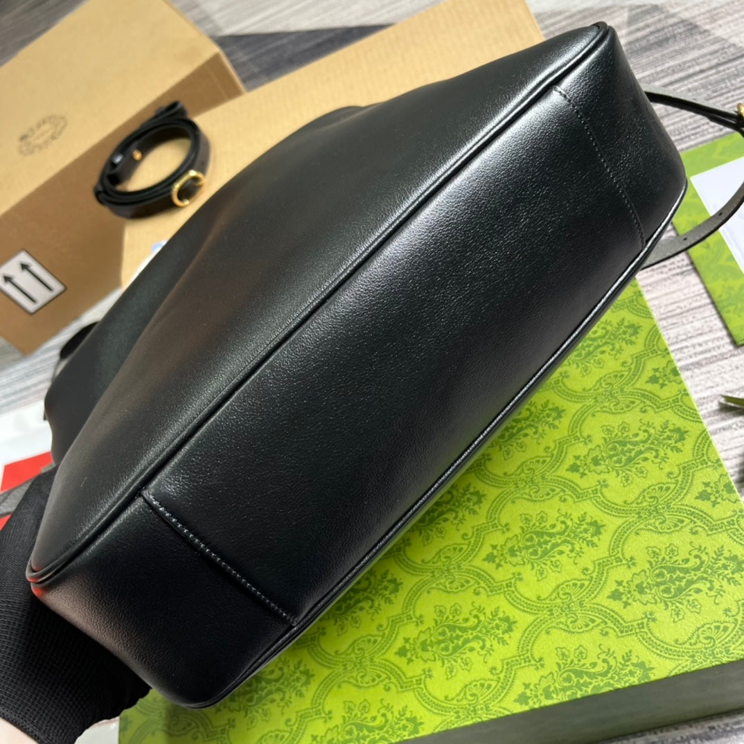 diana series large underarm black cross shoulder bag 746245