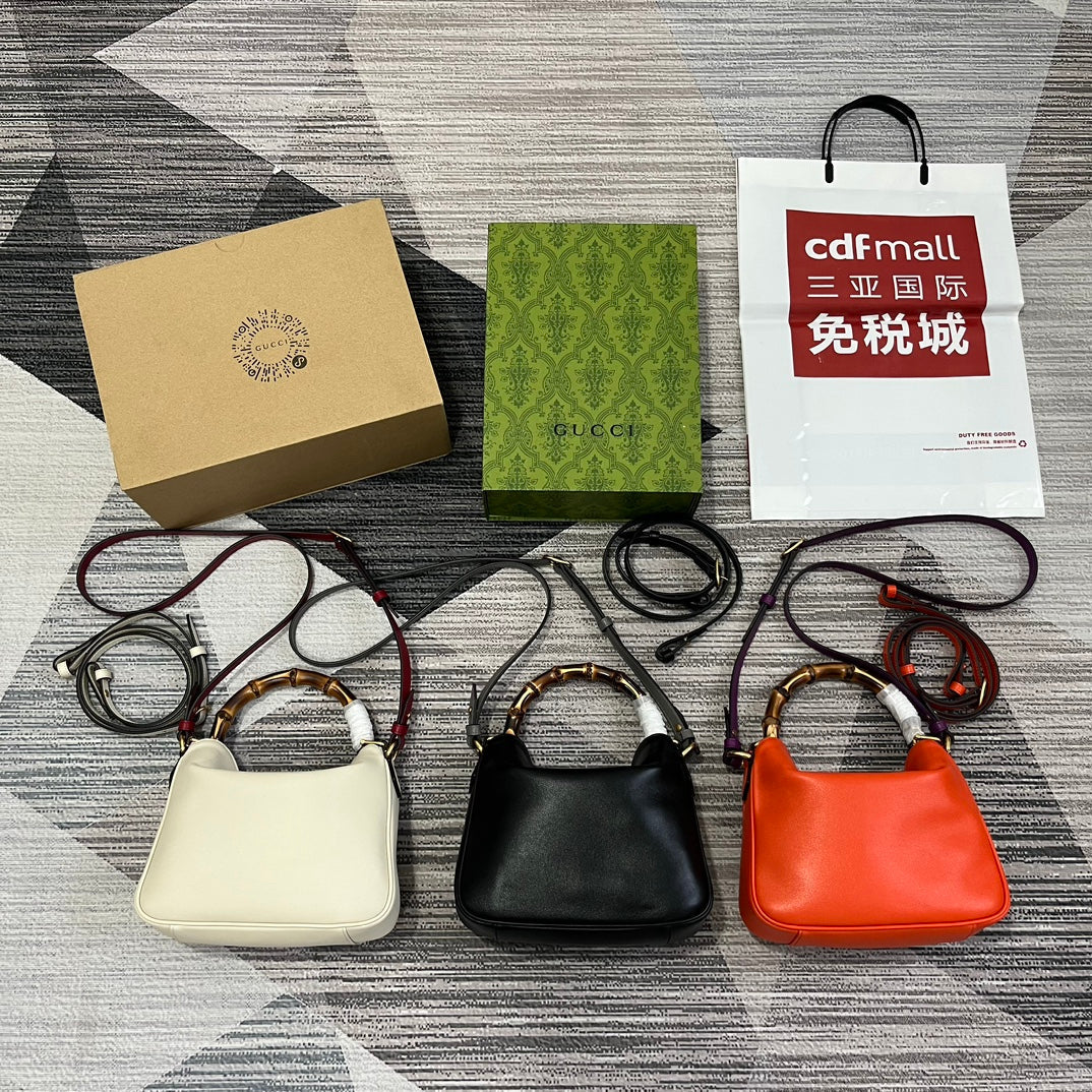 diana bamboo knot small 24cm orange cross shoulder backpack 746251