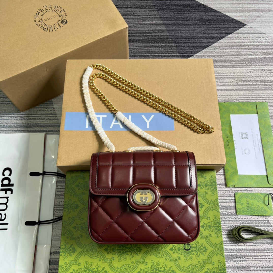 gg deco series 18cm crossarm underarm mini shoulder backpack 741457