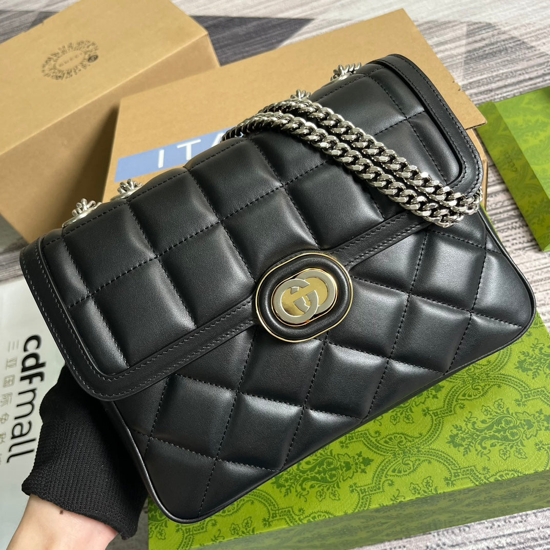 deco series 25cm black crossarm underarm shoulder backpack 740834