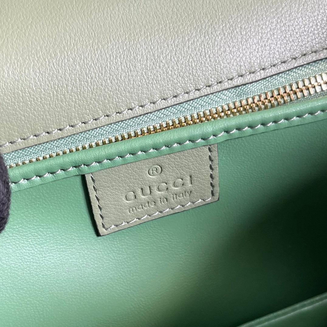 blondie series 23cm light green cross shoulder handbag 735101