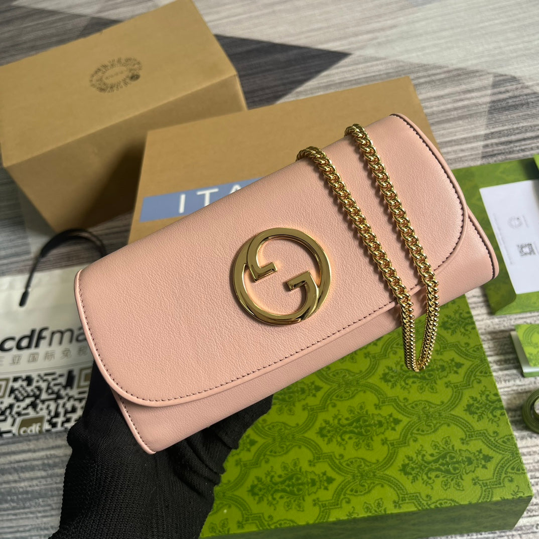 21cm pink chain crossbody shoulder bag 725215