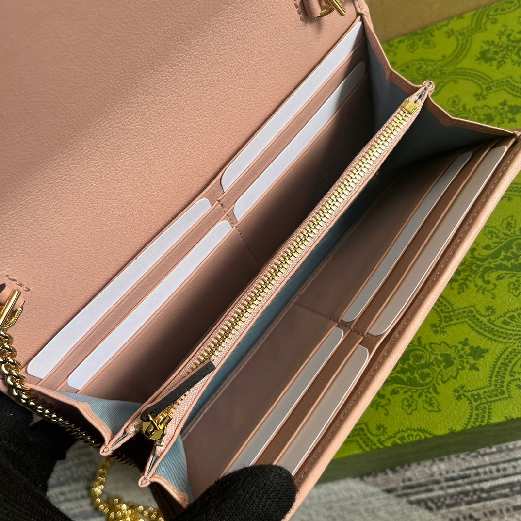 21cm pink chain crossbody shoulder bag 725215