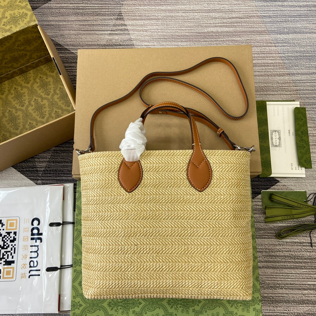 lido brown straw straw handbag 779671