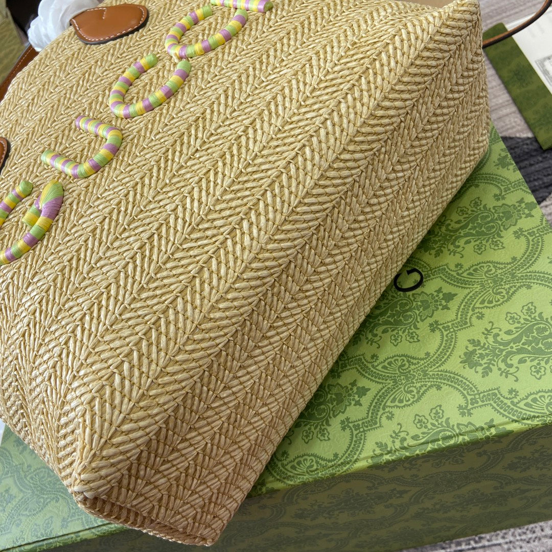 lido brown straw straw handbag 779671