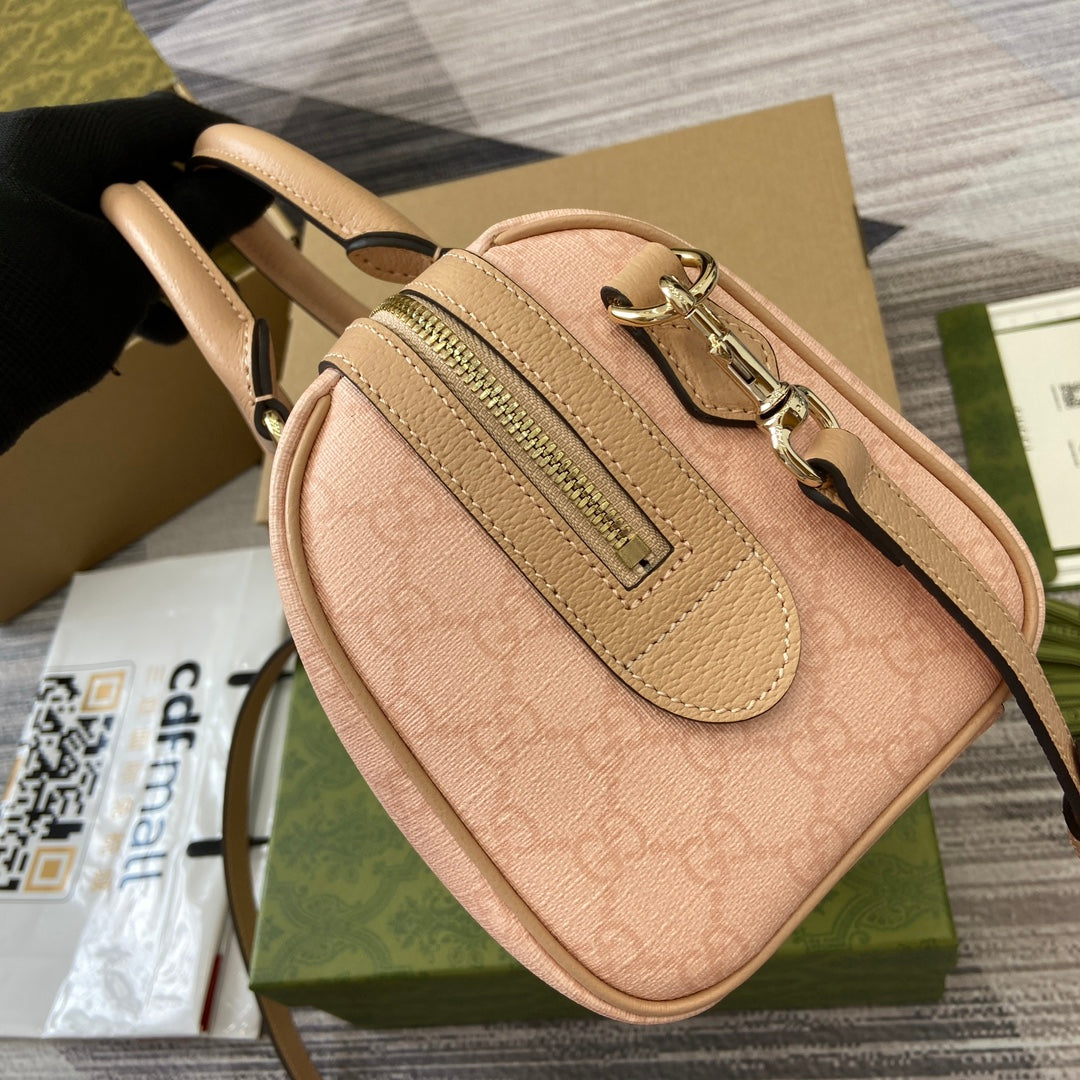 supreme gray pink crossbody bag with bill of lading shoulder bag 772061