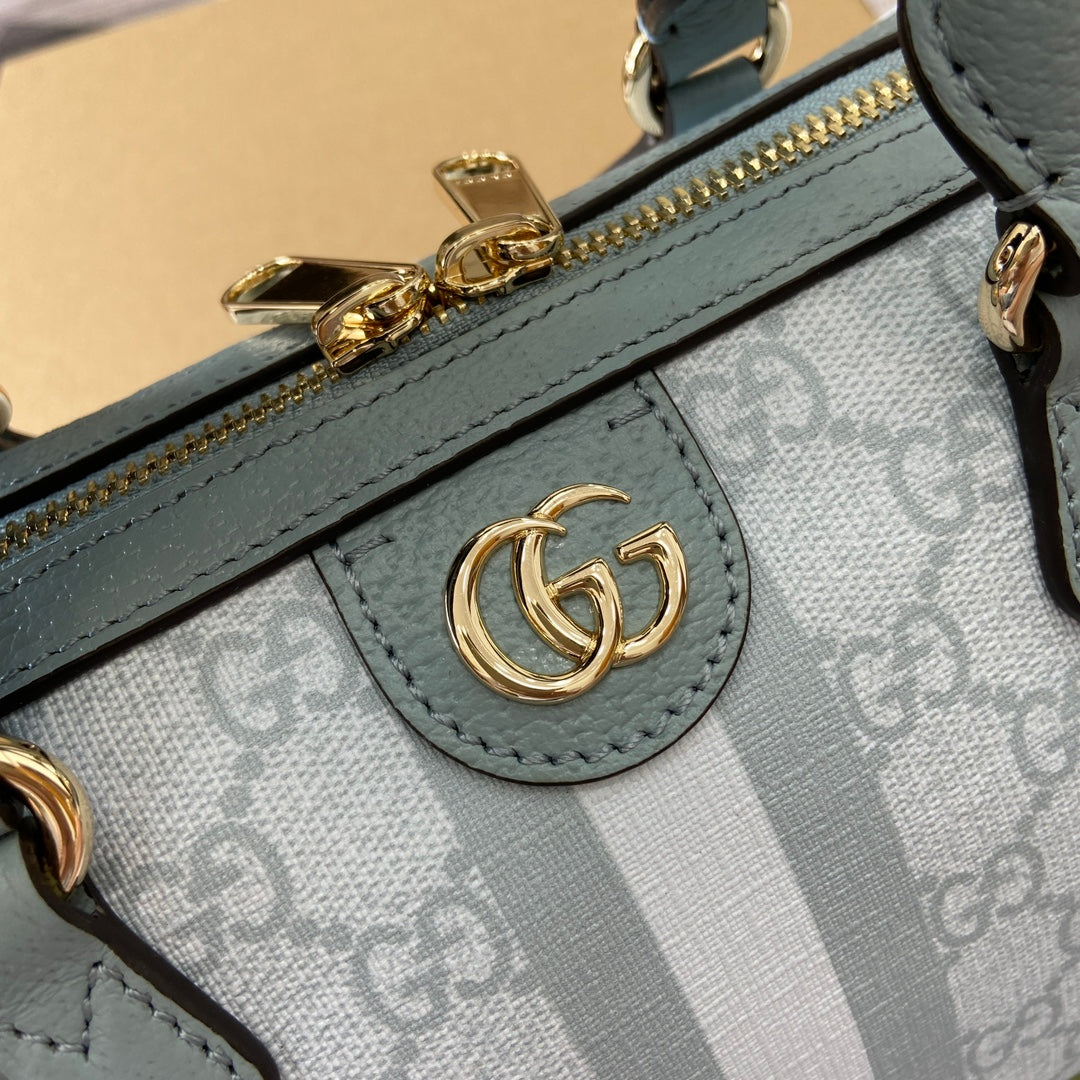 supreme grey blue crossbody bag with bill of lading shoulder bag 772061