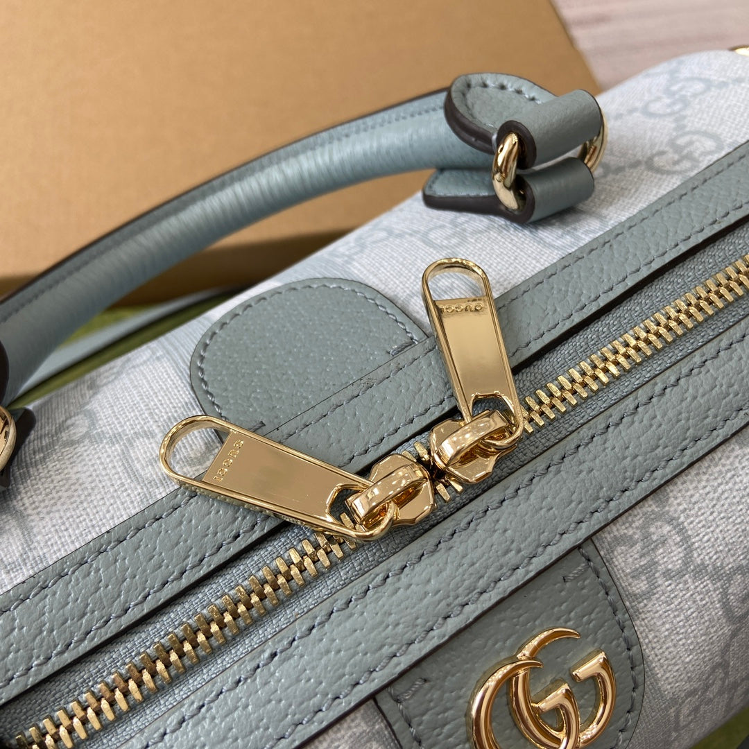 supreme grey blue crossbody bag with bill of lading shoulder bag 772061