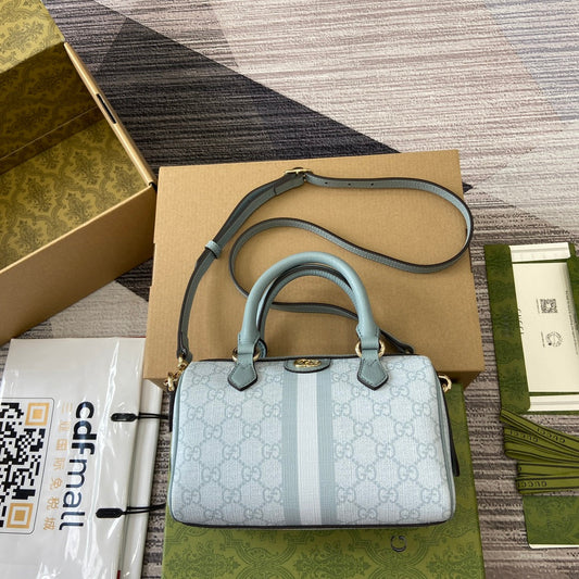 supreme14cm grey blue one shoulder mini handbag g772053