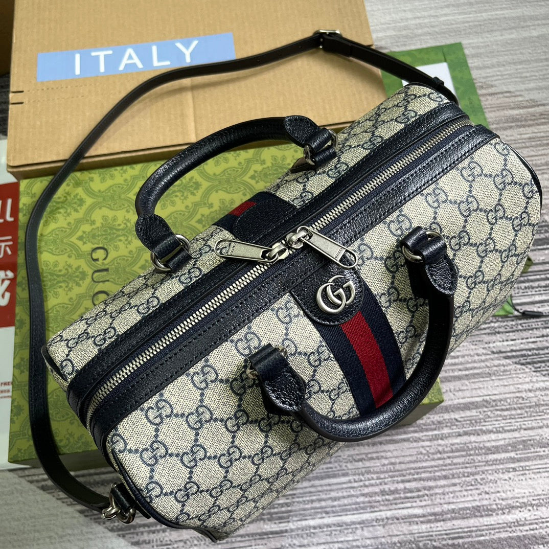 ophidia 20cm blue medium cross handbag 772065