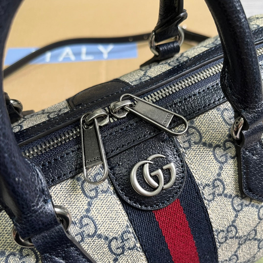 ophidia 20cm blue medium cross handbag 772065