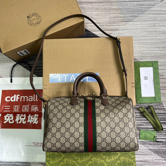 ophidia brown 20cm medium crossarm underarm handbag 772065