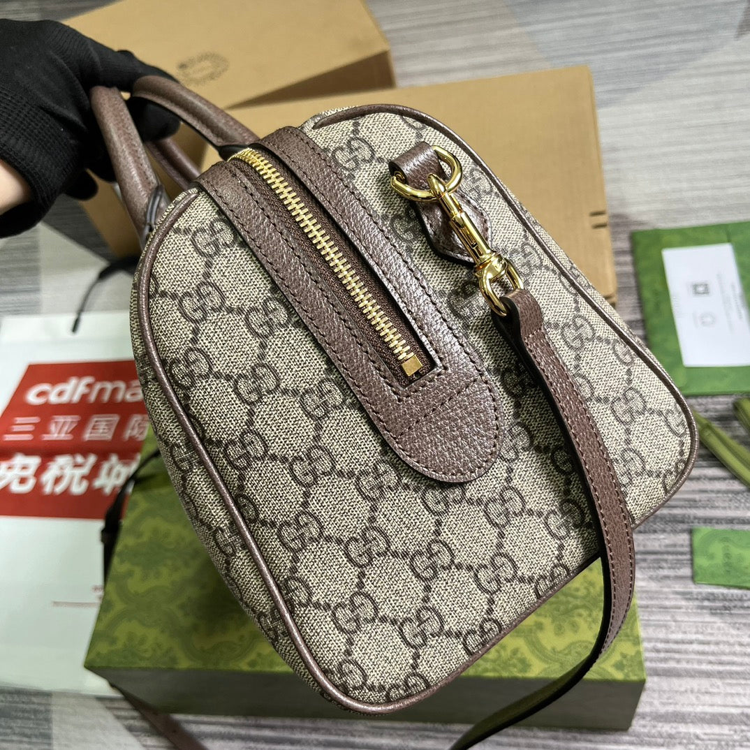 ophidia brown 20cm medium crossarm underarm handbag 772065