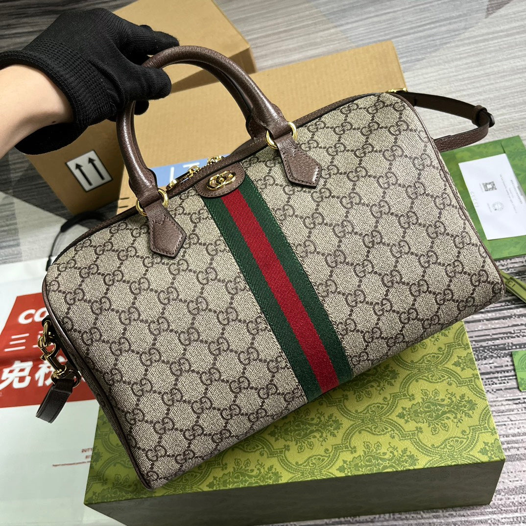 ophidia brown 20cm medium crossarm underarm handbag 772065