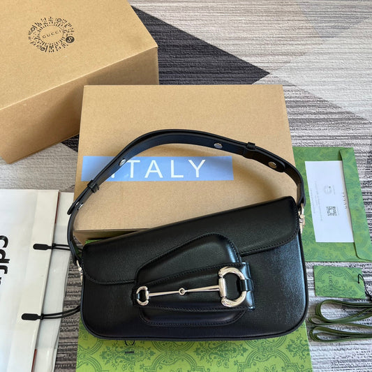 horsebit 1955 series small black crossbody carrying backpack 764155