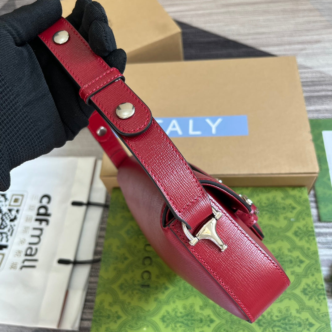 horsebit 1955 series small red crossbody carrying backpack 764155