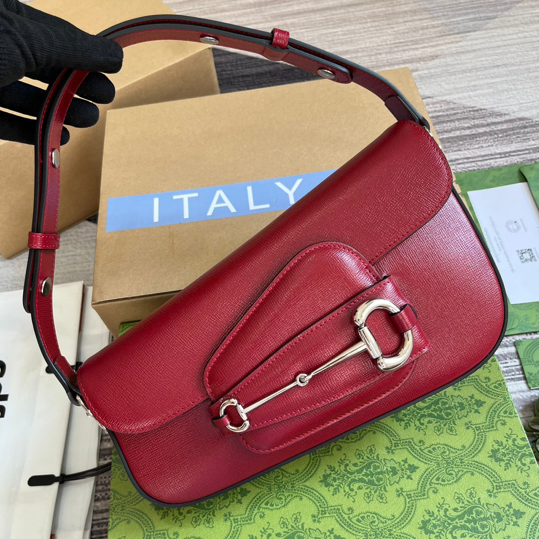 horsebit 1955 series small red crossbody carrying backpack 764155