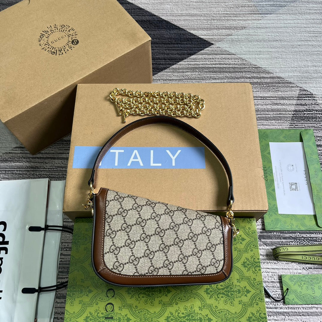 horsebit handheld underarm saddle mini shoulder backpack 774209