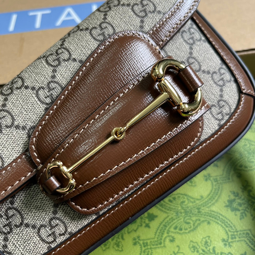 horsebit handheld underarm saddle mini shoulder backpack 774209