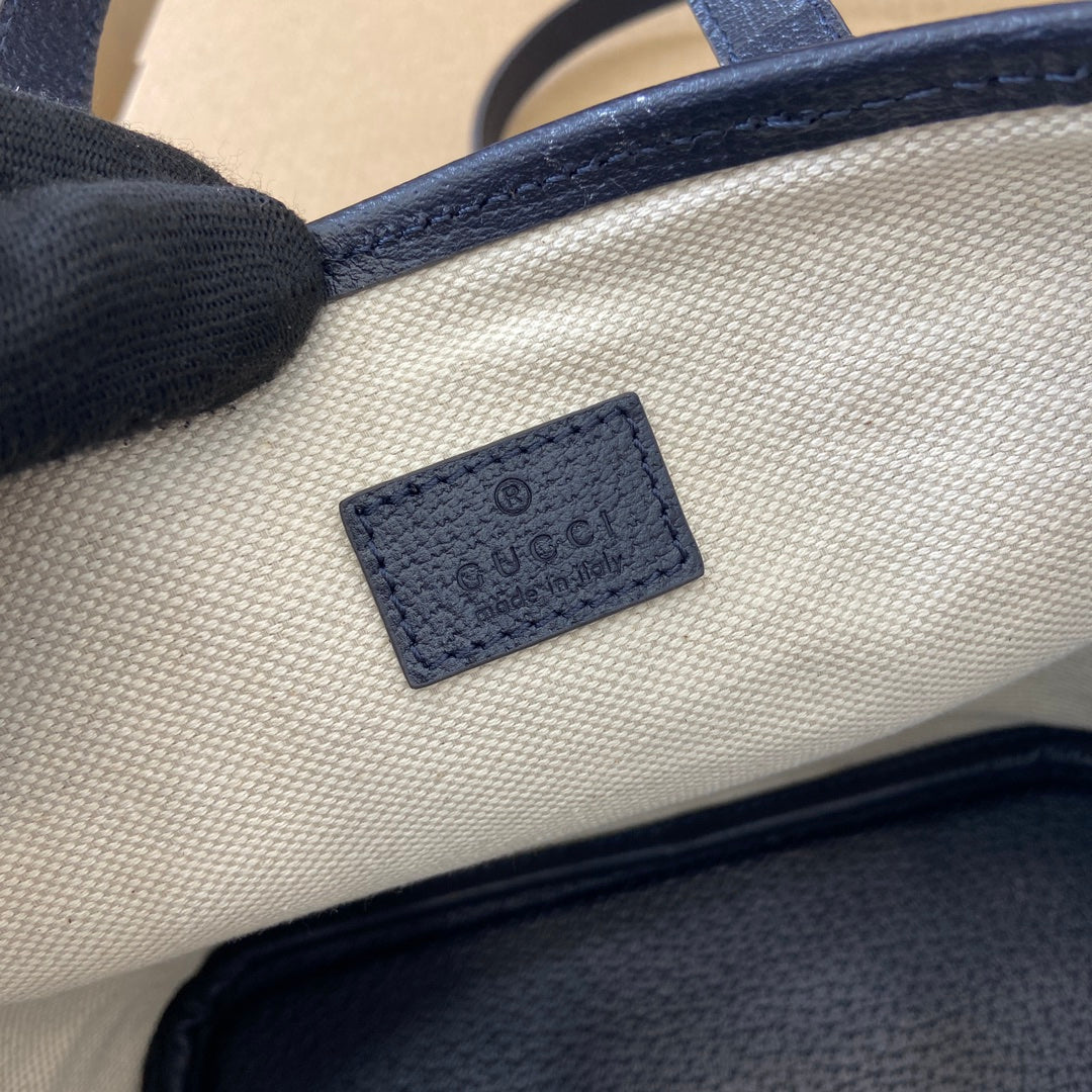 ophidia series 22cm blue handheld shoulder tote bag 811716