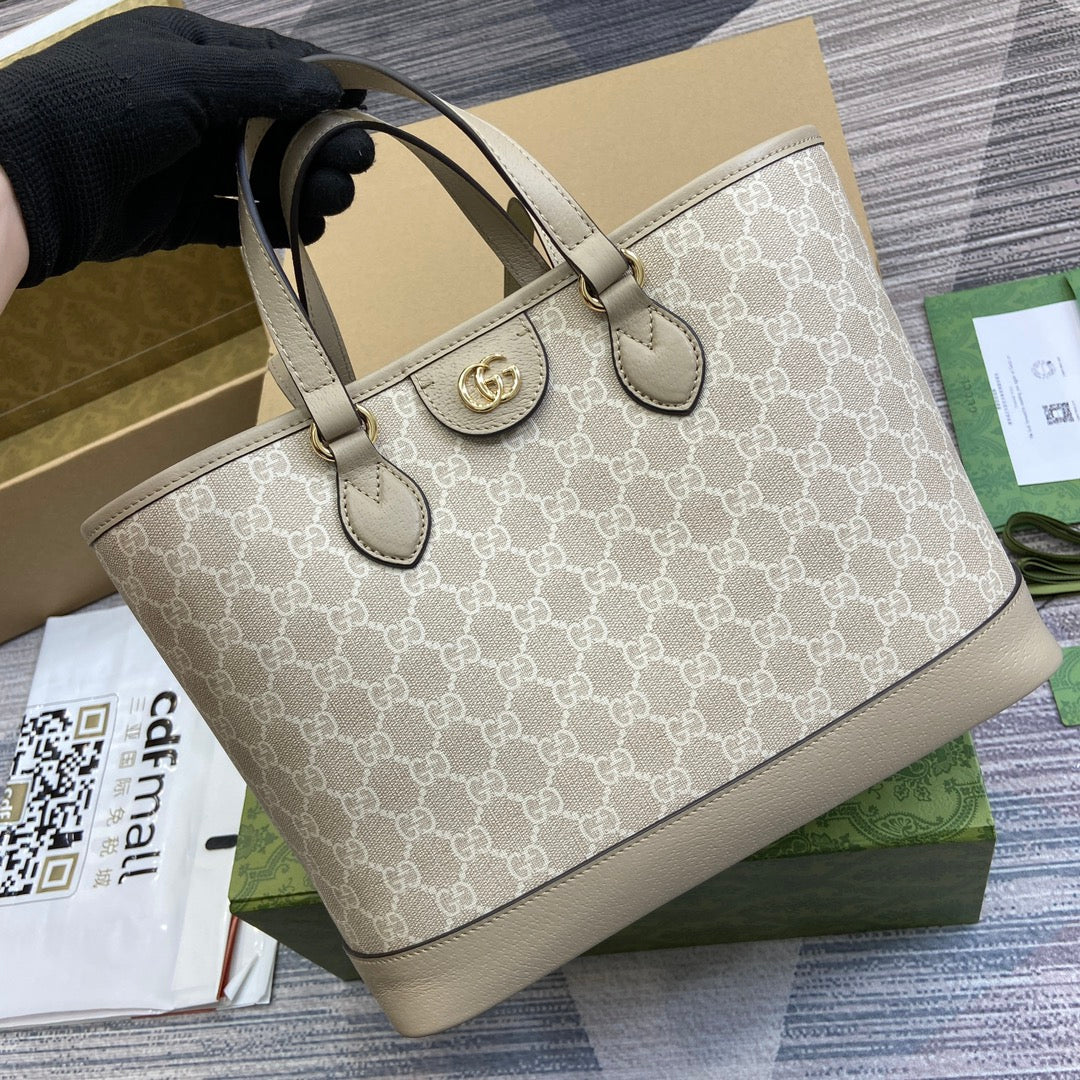 gg ophidia 31cm oat handheld shoulder bag 765043