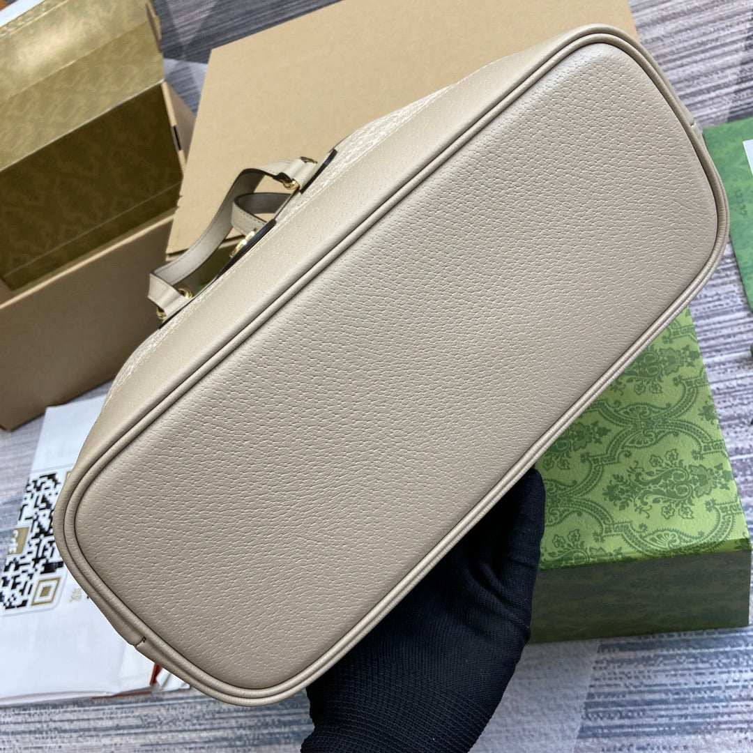 gg ophidia 31cm oat handheld shoulder bag 765043