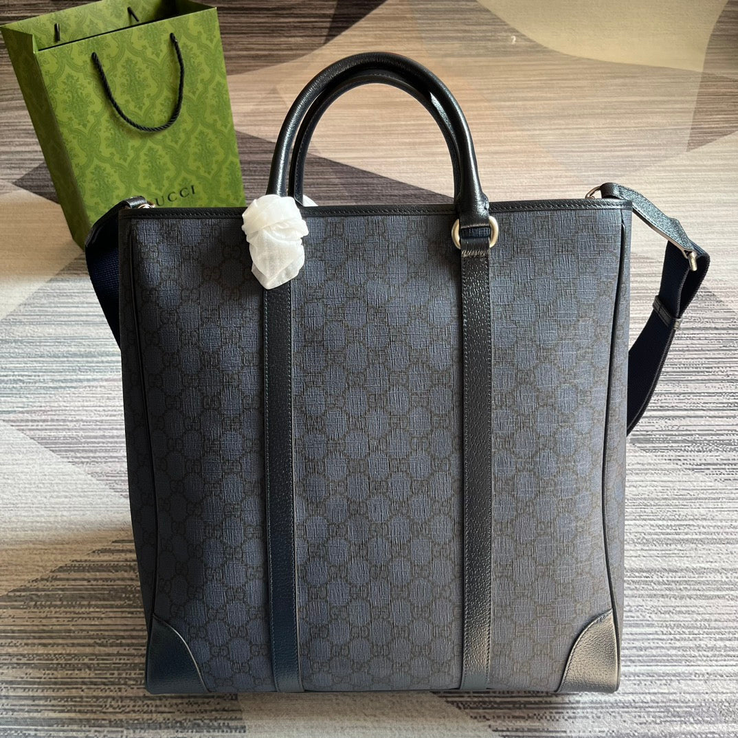 supreme tender canvas 36cm black tote bag 763316