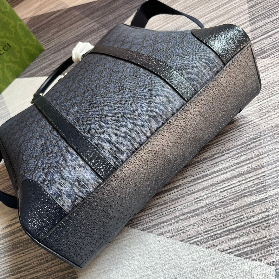 supreme tender canvas 36cm black tote bag 763316