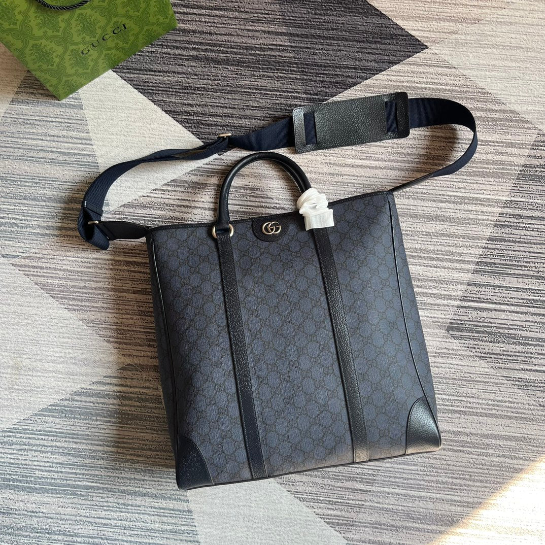 supreme tender canvas 36cm black tote bag 763316