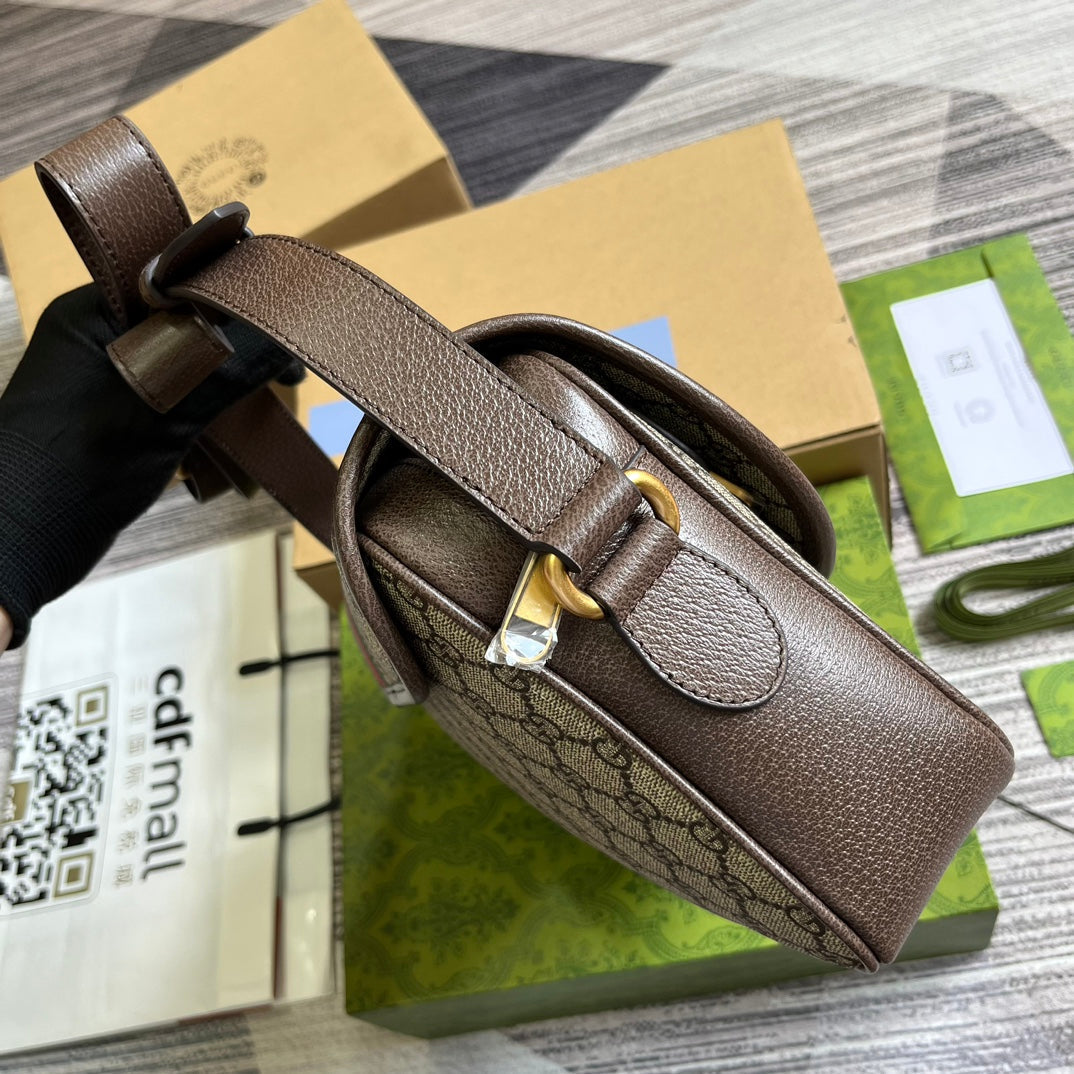 ophidia series 27cm brown cross shoulder backpack 724704