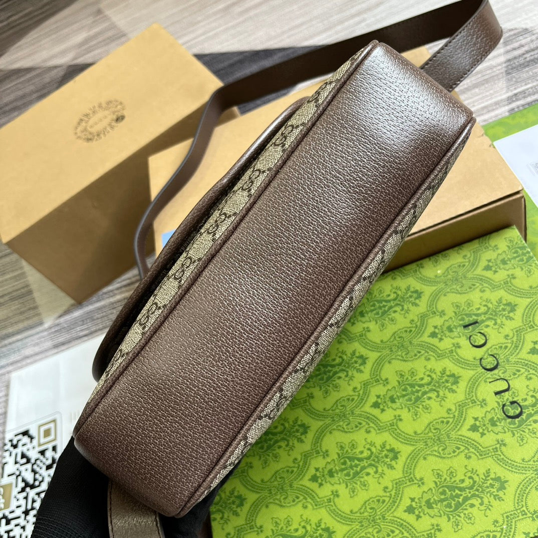 ophidia series 27cm brown cross shoulder backpack 724704