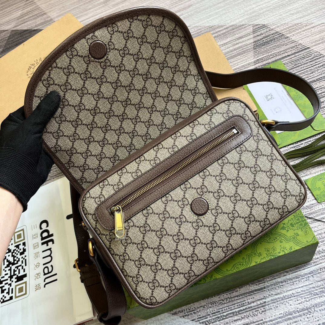 ophidia series 27cm brown cross shoulder backpack 724704