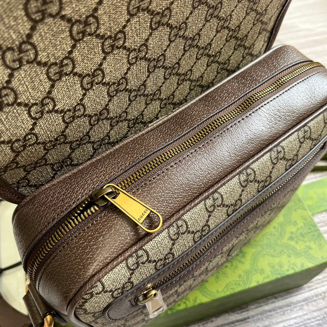 ophidia series 27cm brown cross shoulder backpack 724704