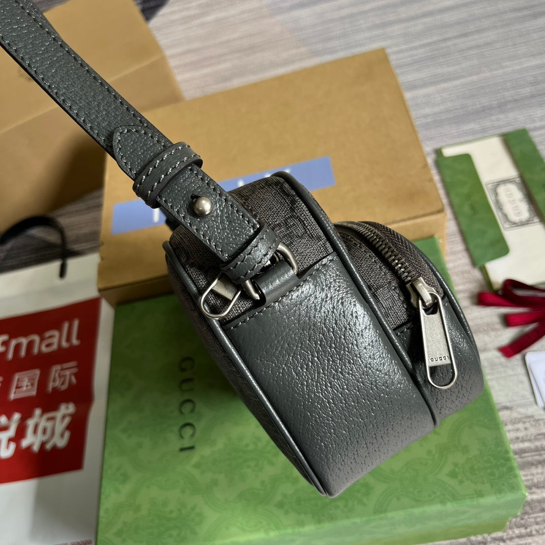 gray 24cm crossbody mini handbag shoulder bag 723312
