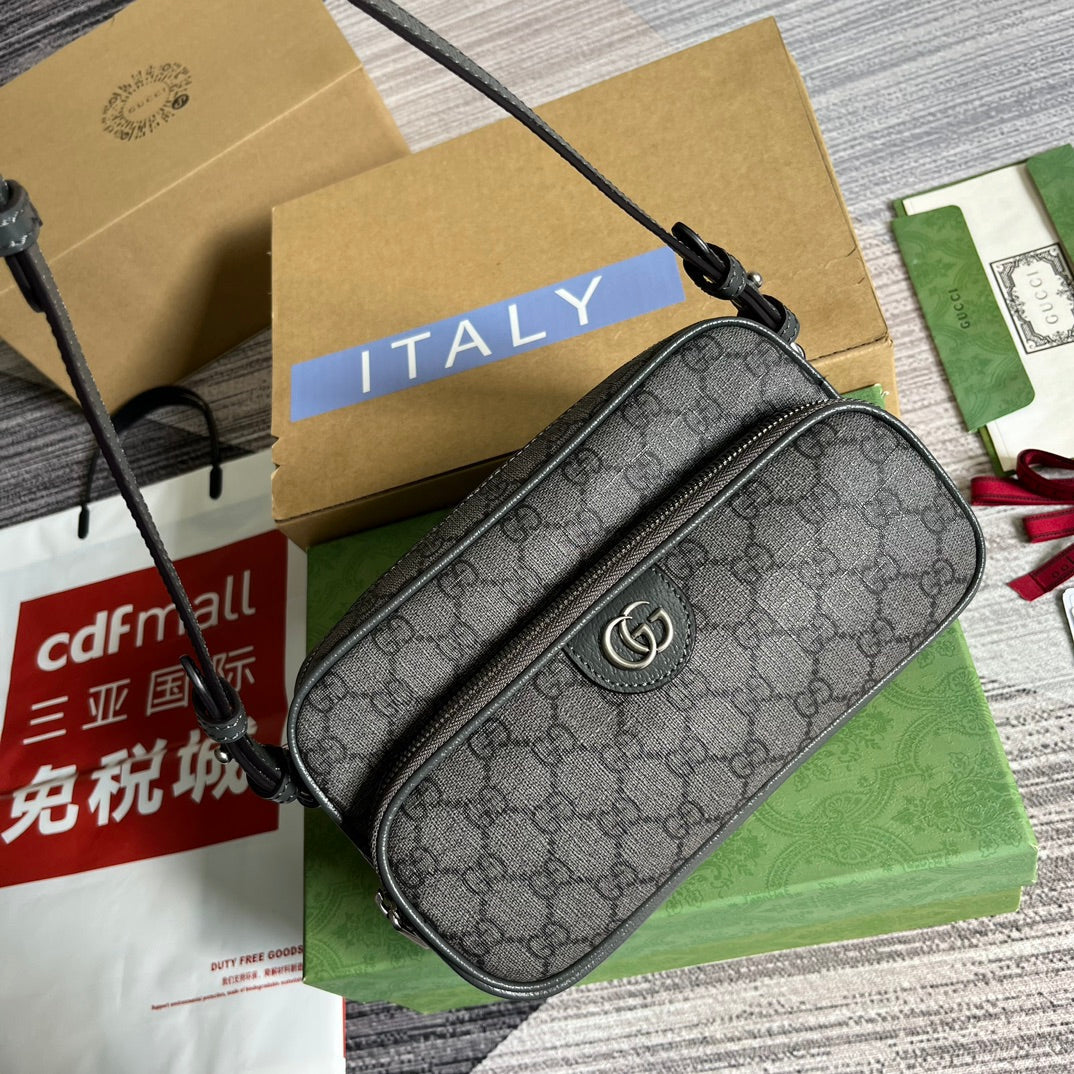 gray 24cm crossbody mini handbag shoulder bag 723312