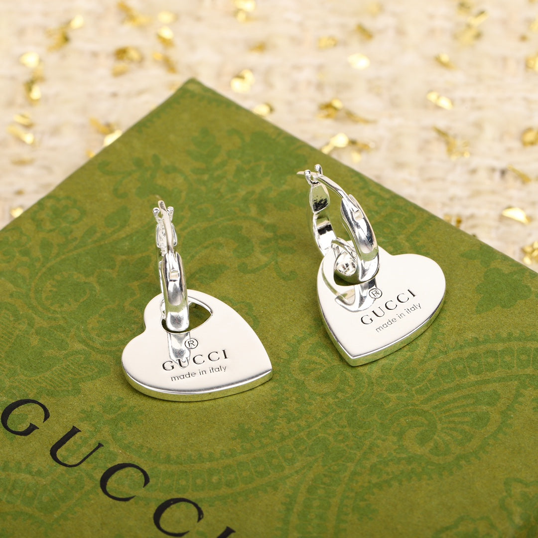 trademark series hexagonal pendant earrings eha190