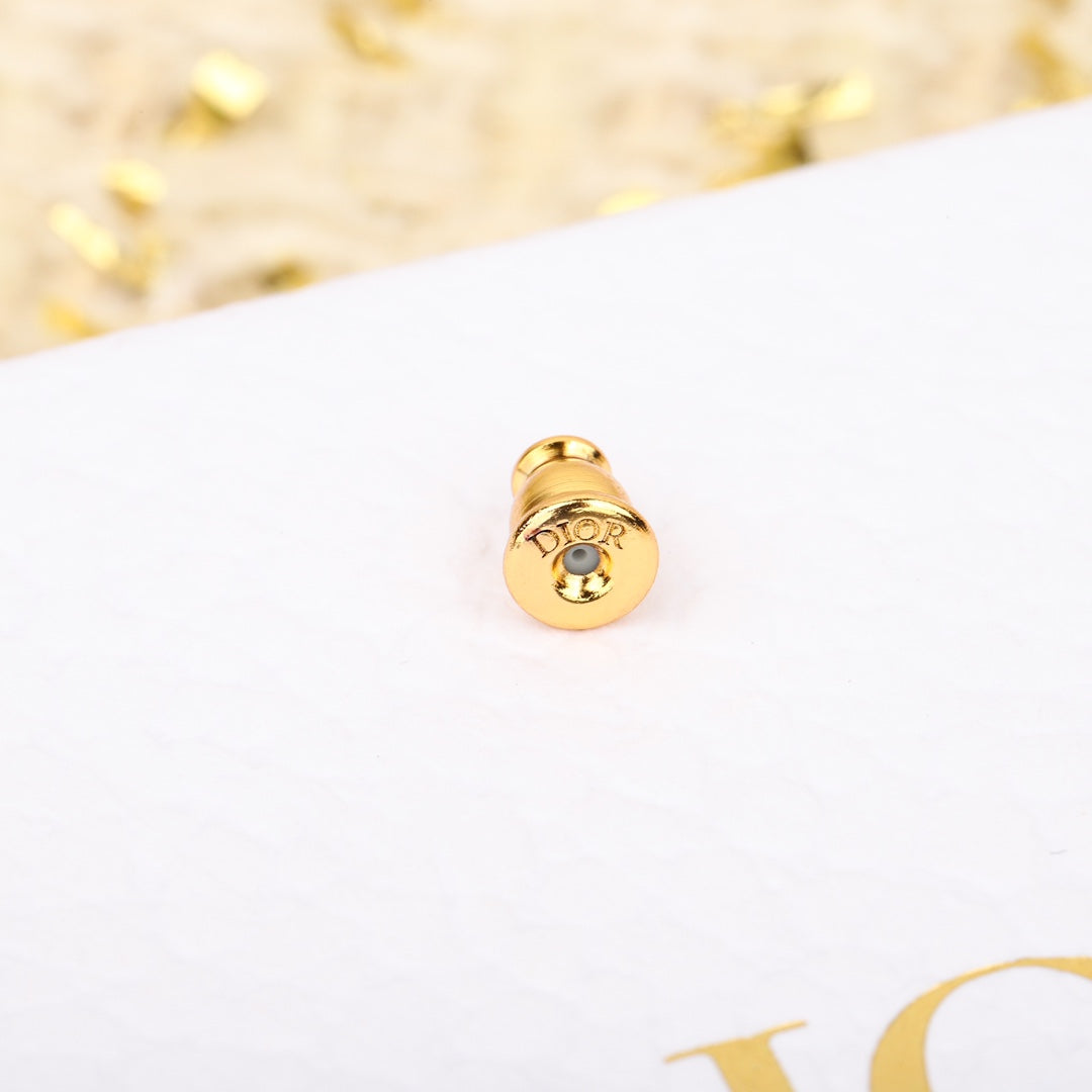 cd mini pearl gold earrings eha202