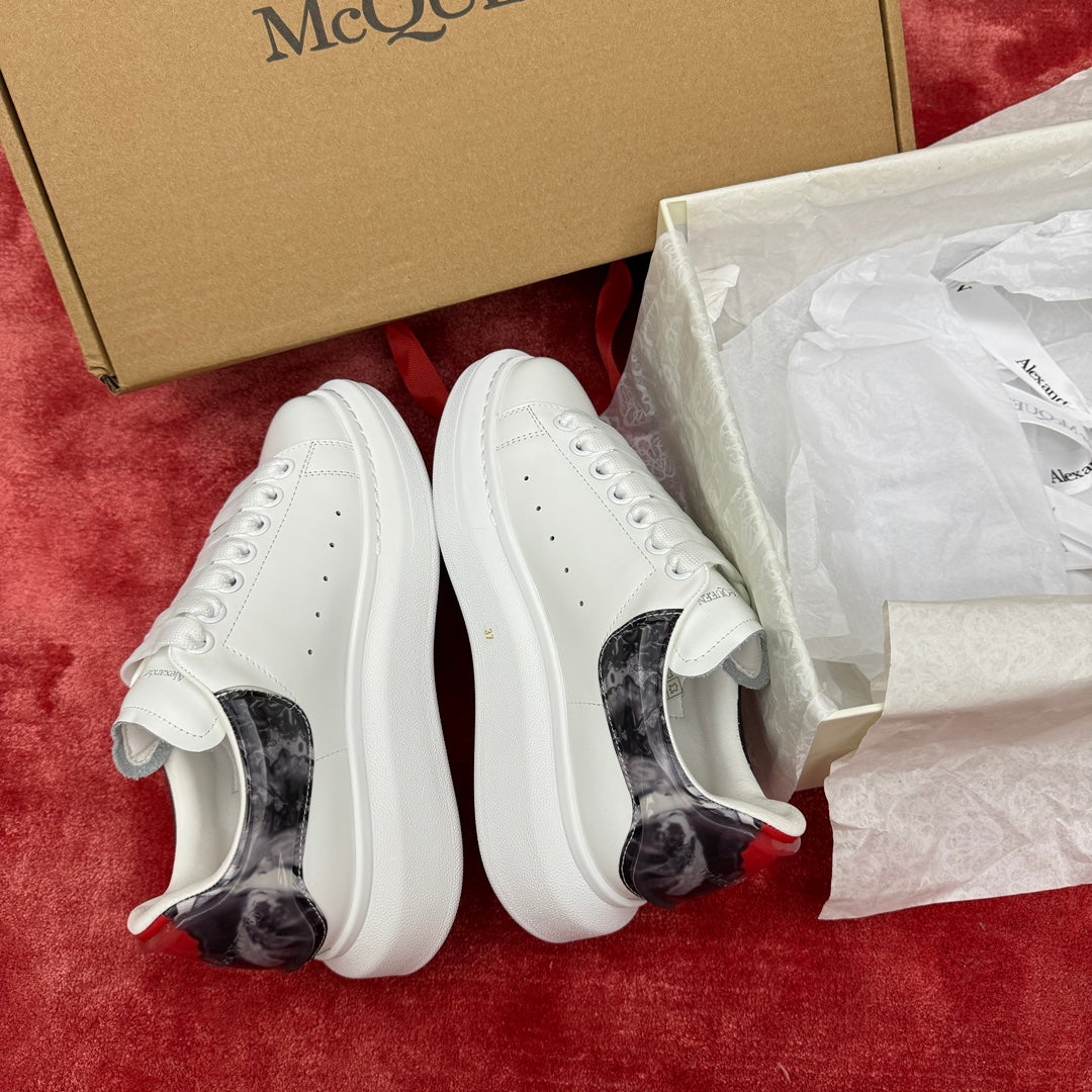 Alexander McQueen Early Autumn Women's Couple's Thick Bottom White Shoes XZH236