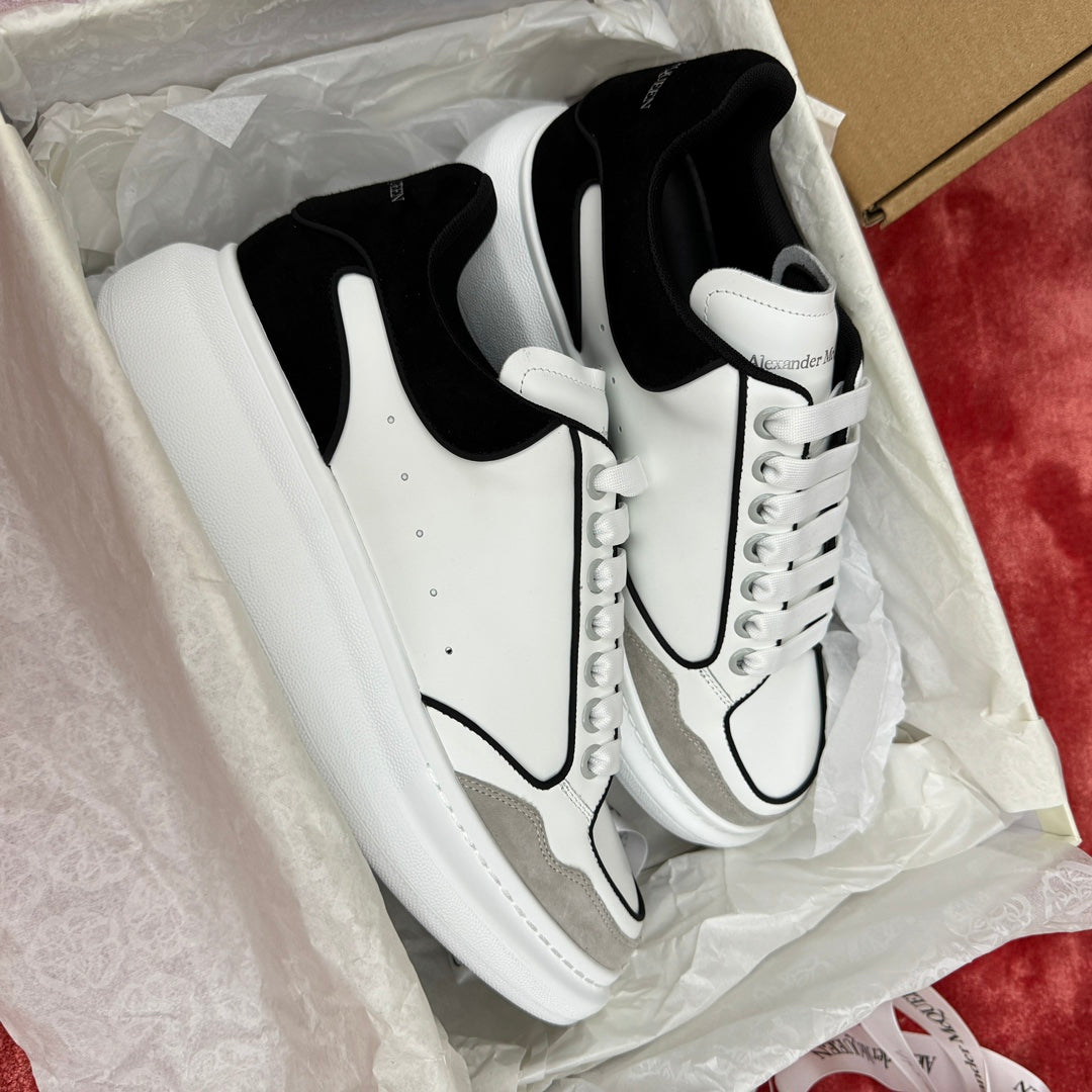 white shoes for women spliced contrasting casual cowhide board shoes sports shoes xzh214