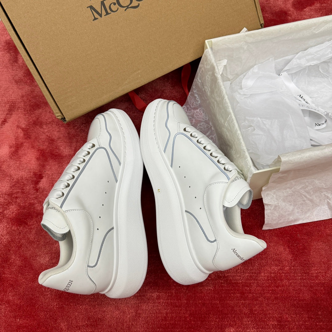 technology oriented white shoes for women contrasting cowhide board shoes sneakers xzh214