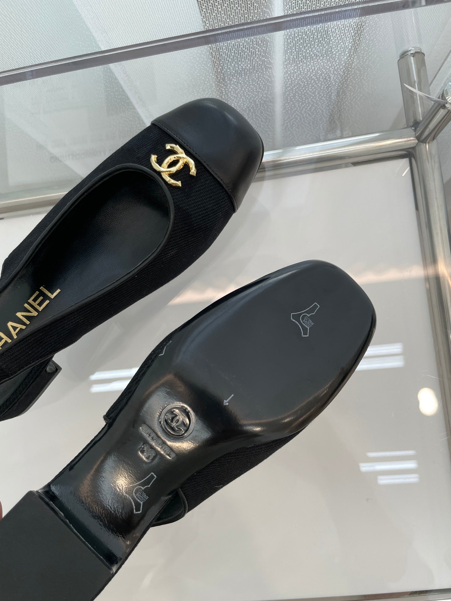 letter round headed sheepskin 3 5cm high heeled platform black sandals xzh221