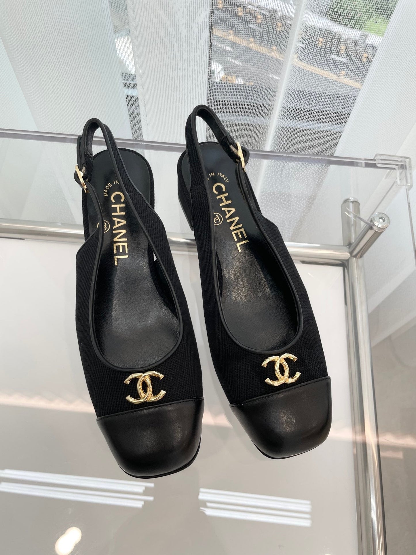 letter round headed sheepskin 3 5cm high heeled platform black sandals xzh221