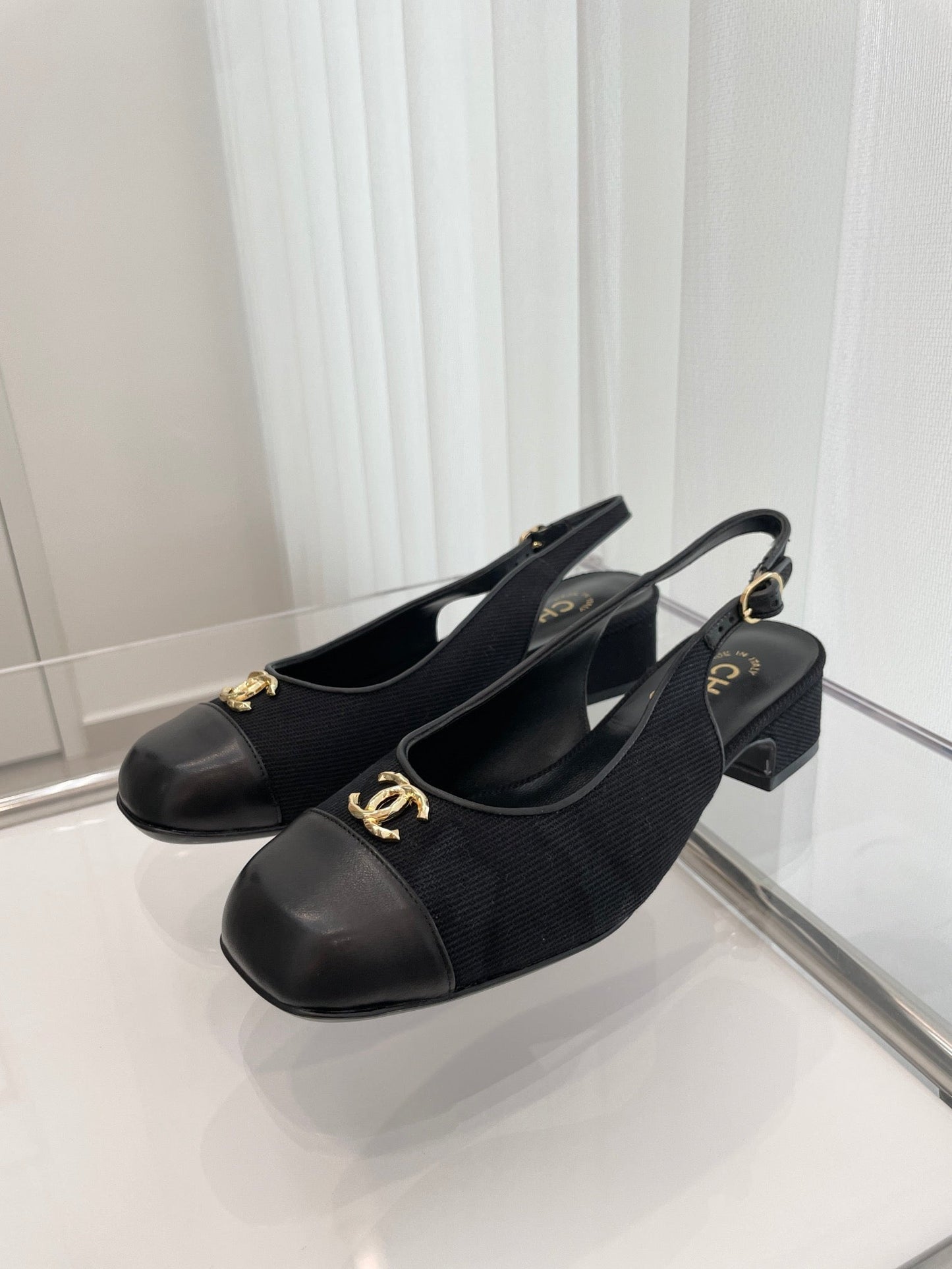 letter round headed sheepskin 3 5cm high heeled platform black sandals xzh221