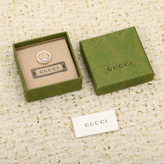 gg silver love ring jza111