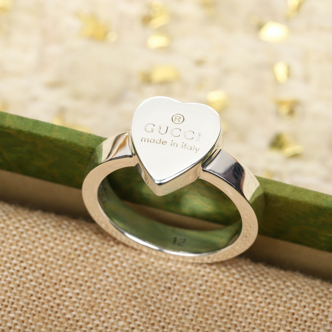 gg silver love ring jza111