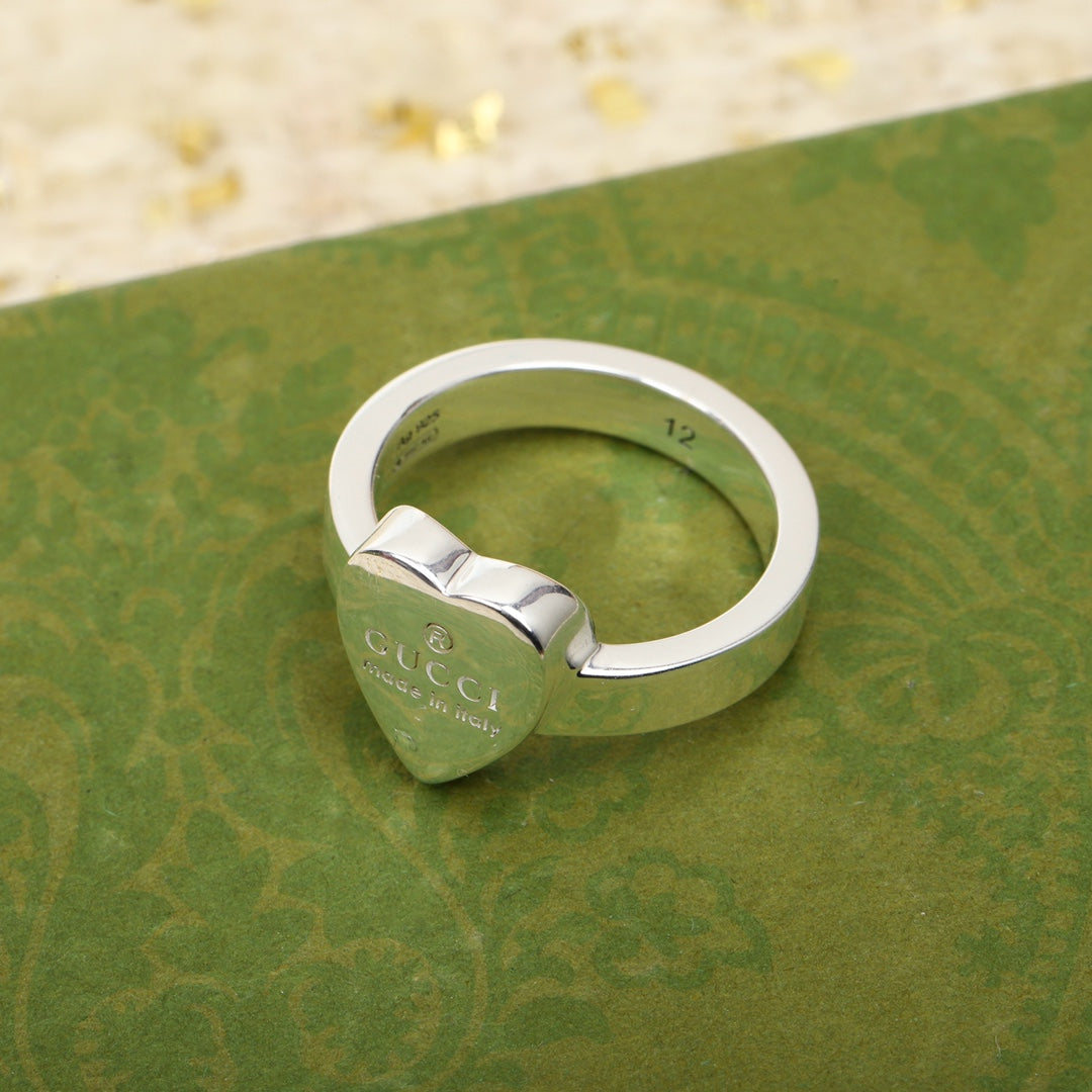 gg silver love ring jza111